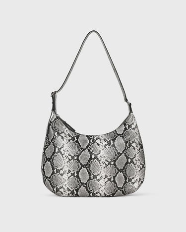 Kabelka Samsoe Samsoe Snakeskin Print Shoulder Bag Rôznofarebný | F25200149-BLACK-WHITE-SNAKE, 2