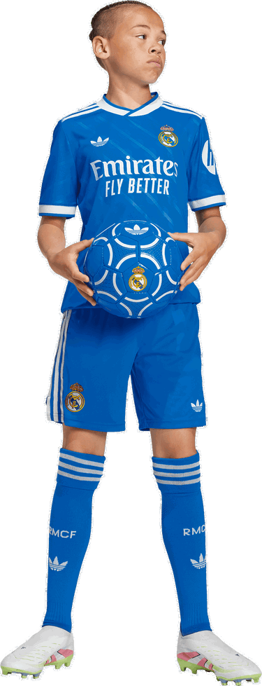 Šortky adidas Originals Real Madrid 3rd 2025/26 Shorts Modrá | jp3924, 4