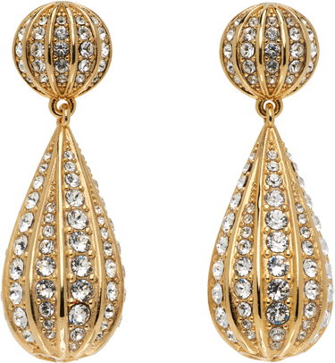 Náušnice Valentino Valentino Garavani 'Poetique Des Gouttes' Crystal-Embellished Drop Earrings Žltá | 7W2J0AD8YCW, 0