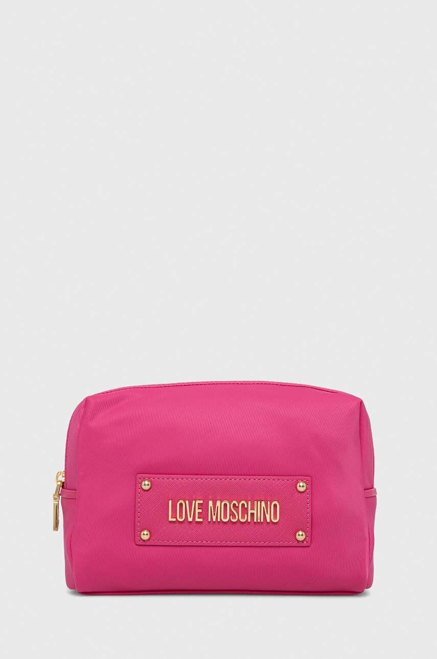 Cestovná taška Moschino Love Toiletry Bag Ružová | JC5303PP1GLG161A, 0