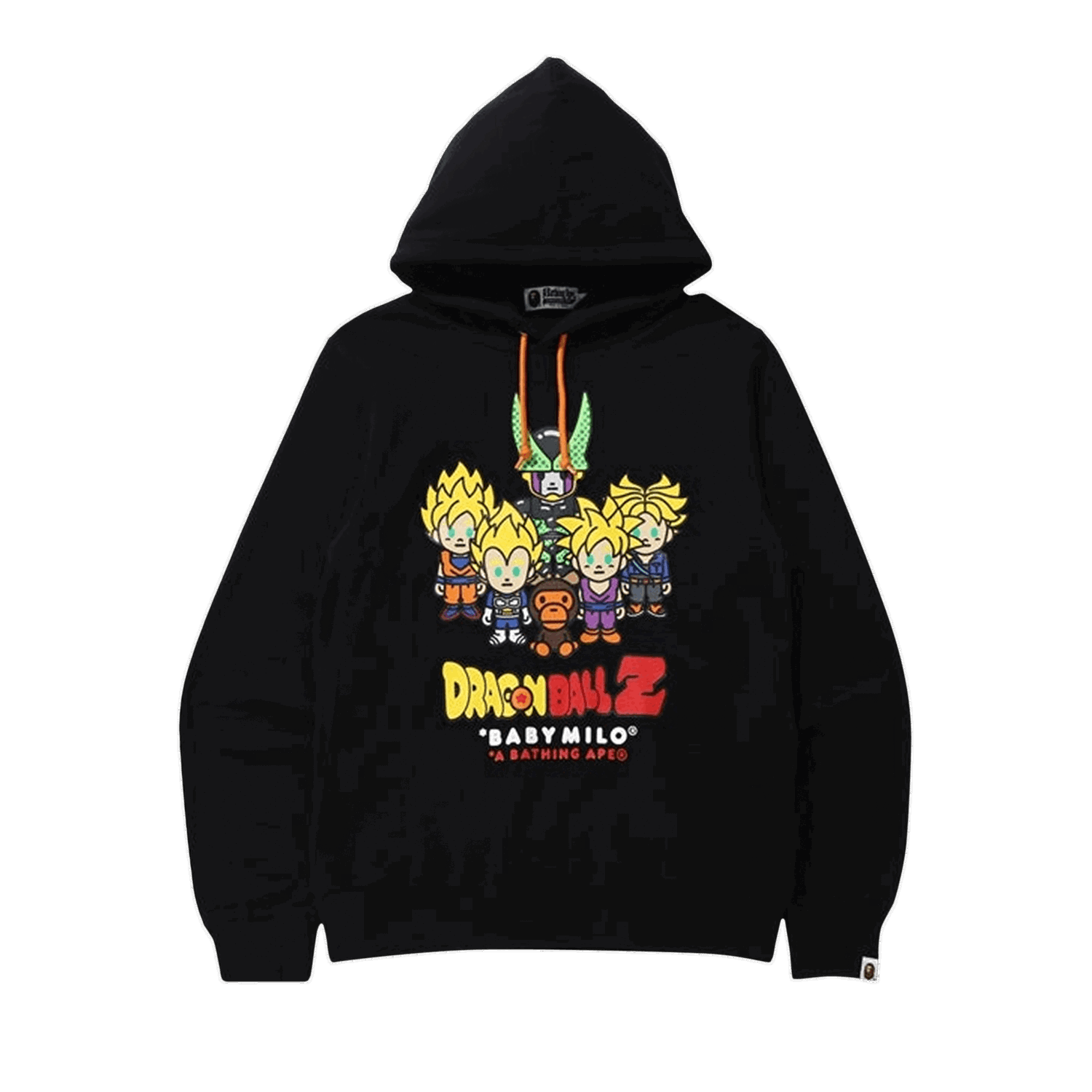 Mikina BAPE x Dragon Ball Z Baby Milo Super Saiyan & Cell Hoodie Čierna | 2G23 114 915 BLACK, 0