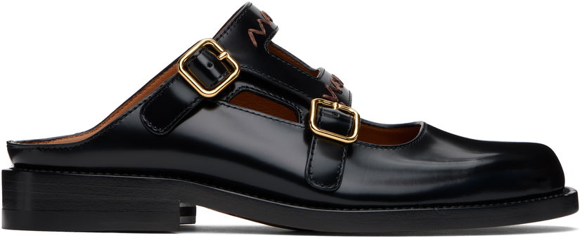Doplnky Marni Marni Bambi 3.0 Double Buckle Slip-On Loafers Čierna | SBMS010202 PS679