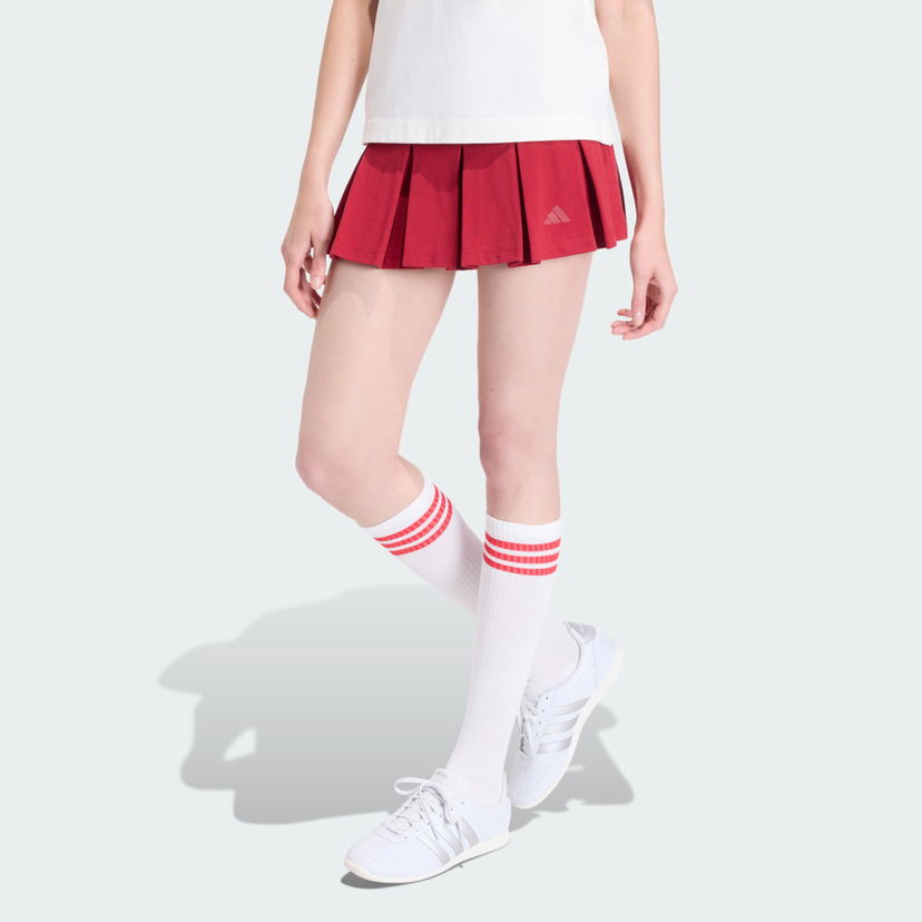 Sukňa adidas Performance Skirt with Inner Leggings Seasonal Essentials Colorpop Červená | KD3372