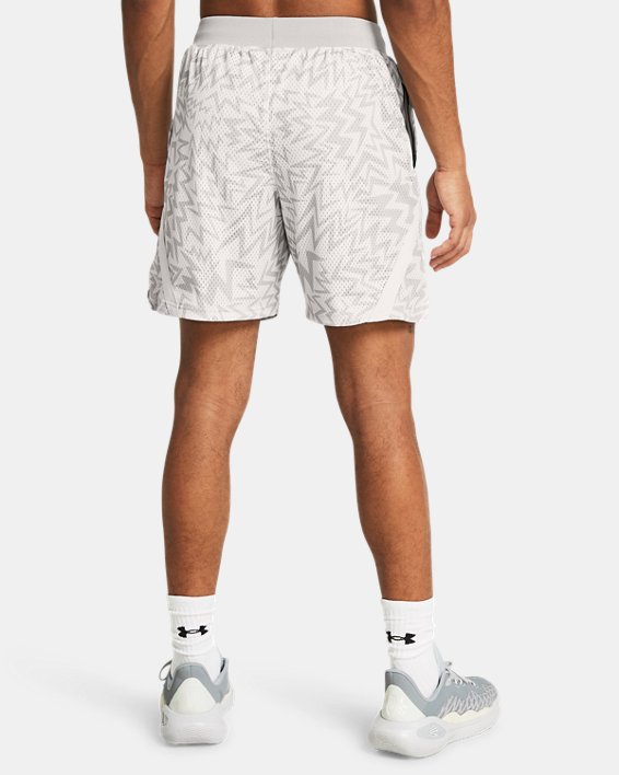 Šortky Under Armour Curry Mesh-Shorts Biela | 1383375-114, 1