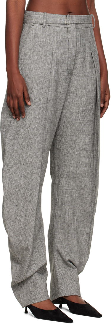 Nohavice LANVIN Lanvin Barrel Leg Trousers Šedá | RW-TR0123-5293-E25, 1