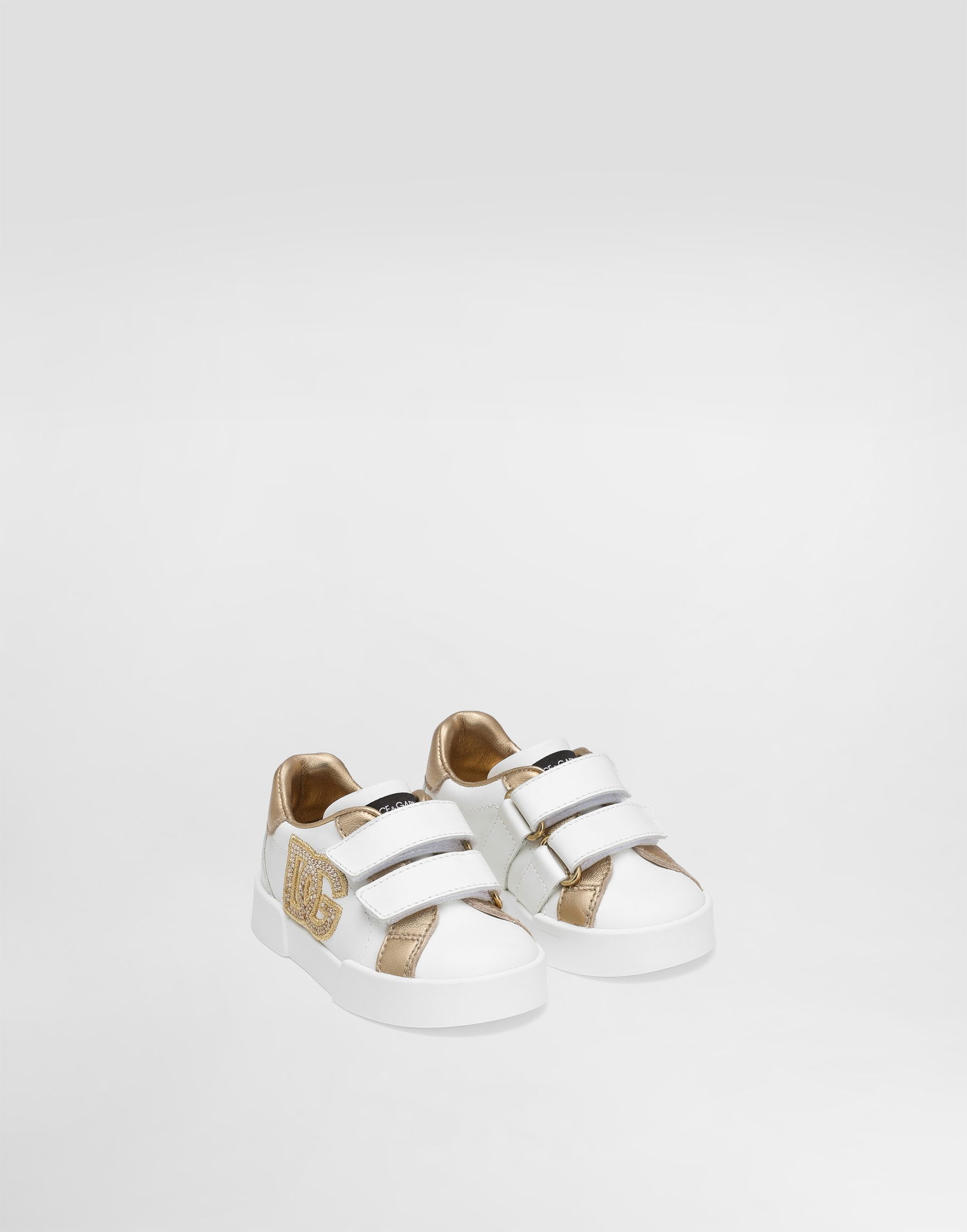 Doplnky Dolce & Gabbana Dolce & Gabbana Calfskin Laminate First Steps 19-26 Biela | DN0227AW61689662, 1