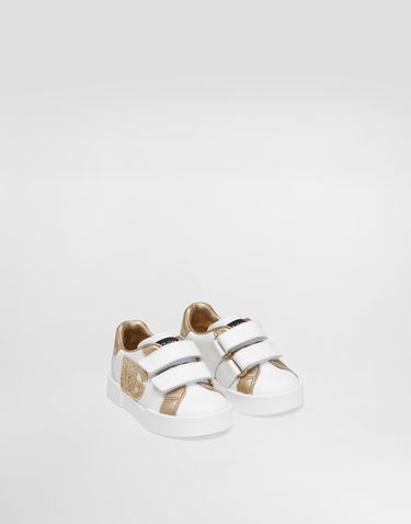 Doplnky Dolce & Gabbana Dolce & Gabbana Calfskin Laminate First Steps 19-26 Biela | DN0227AW61689662, 1