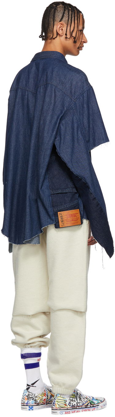 Košeľa VETEMENTS Levi's Edition Oversized Denim Shirt Navy | WAH19SH101, 2