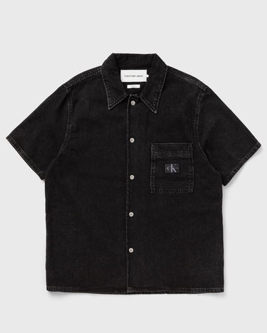 Košeľa CALVIN KLEIN CAMP DENIM SHIRT Čierna | J30J3257731BY, 0
