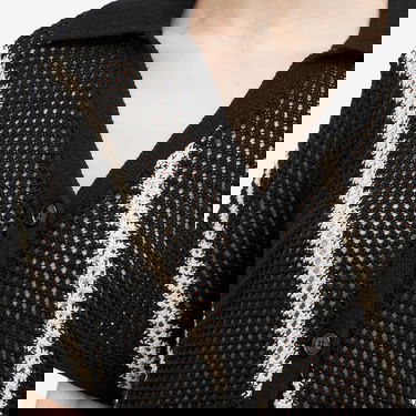 Sveter Samsoe Samsoe Samsøe Samsøe Saisha Knitted Polo Shirt Čierna | F24200030-CLR001600, 5