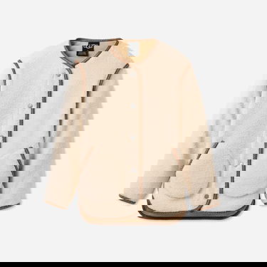 Bunda UGG Emmersyn Braided Trim Sherpa Jacket with Patch Pockets Béžová | 1171461-CRM, 0