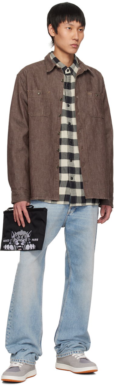 Peňaženka KENZO Kenzo Paris 'Kenzo Varsity' Large Pouch Čierna | FF55PM612F26, 2