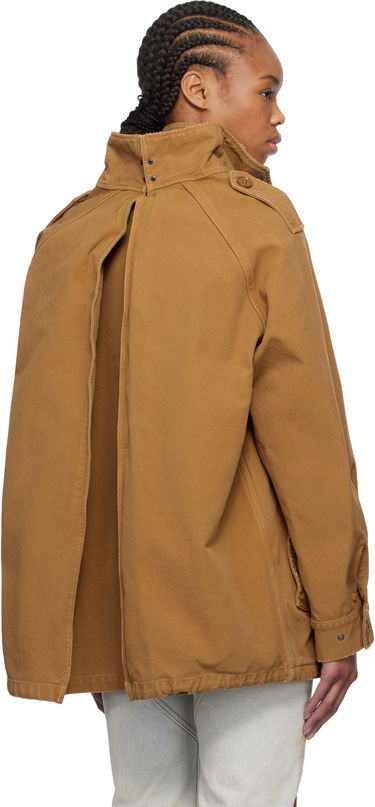 Bunda Maison Margiela MM6 Maison Margiela Spliced Canvas Jacket Hnedá | S52AM0313 M35249, 2