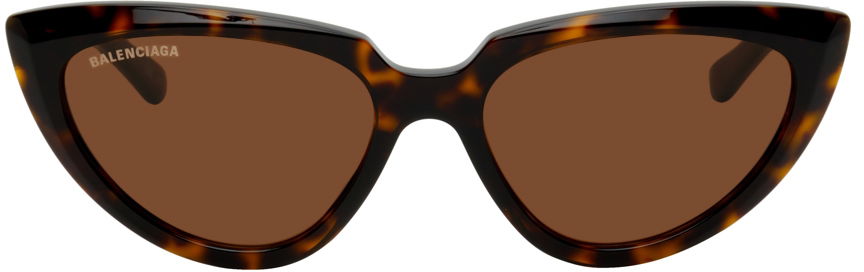 Slnečné okuliare Balenciaga Tortoiseshell Cat-Eye Hnedá | BB0182S, 0