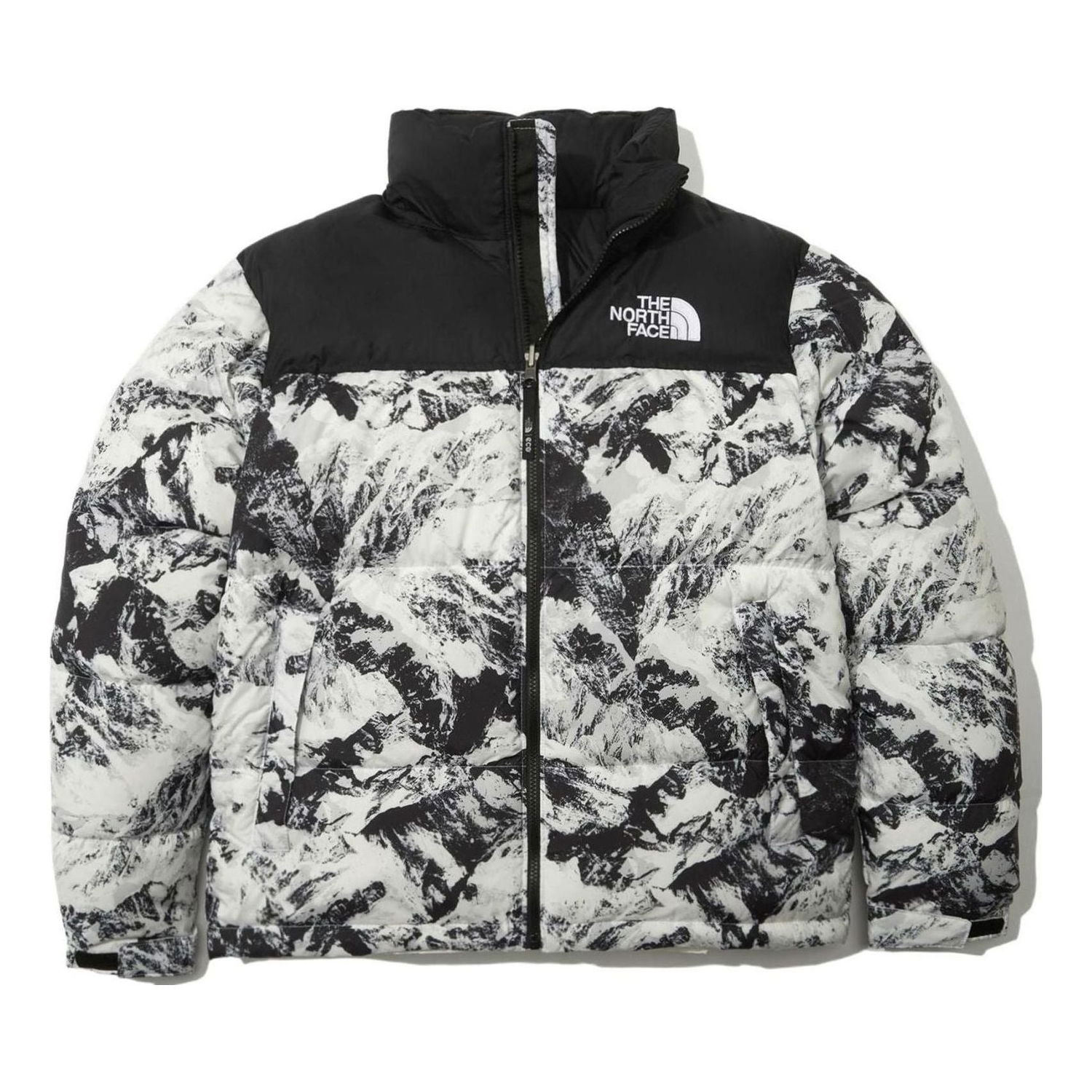 Prešívaná bunda The North Face 1996 Novelty Nuptse Print Puffer Jacket Čierna | NJ1DN76A, 0