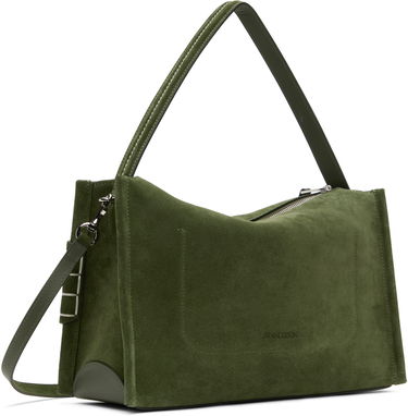 Taška cez rameno JW Anderson JW Anderson Medium Loafer Suede Shoulder Bag Zelené | HB0732-LA0364, 2