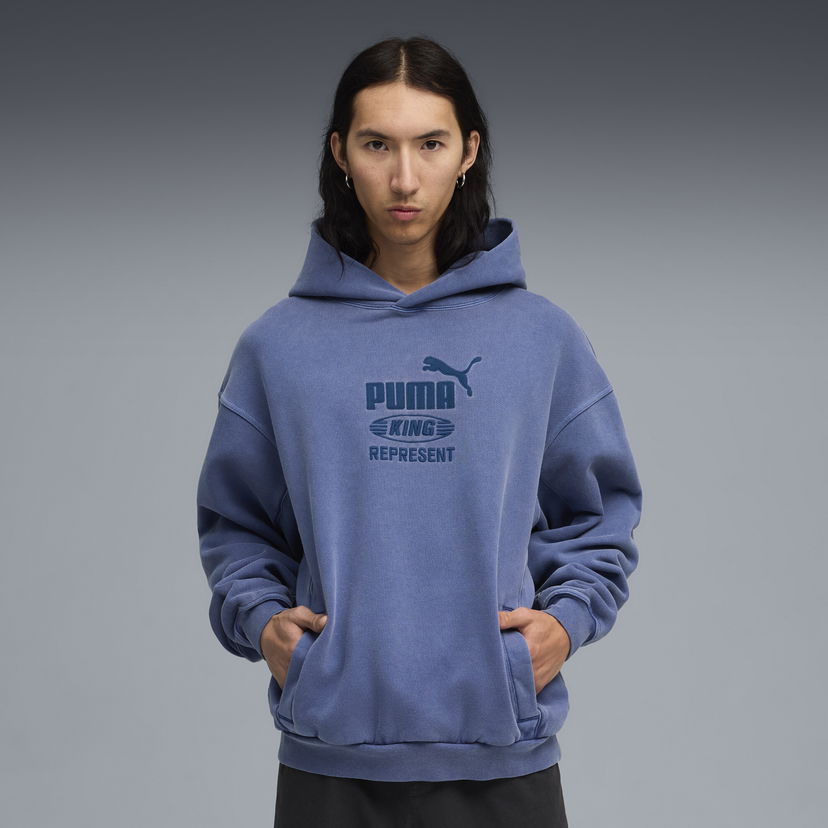 Mikina Puma REPRESENT Hooded Sweatshirt Modrá | 632542_78