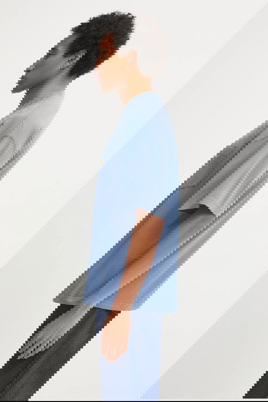 Tričko Carhartt WIP Short Sleeve Pocket T-Shirt Hudson Modrá | I035140.1YI5F, 1