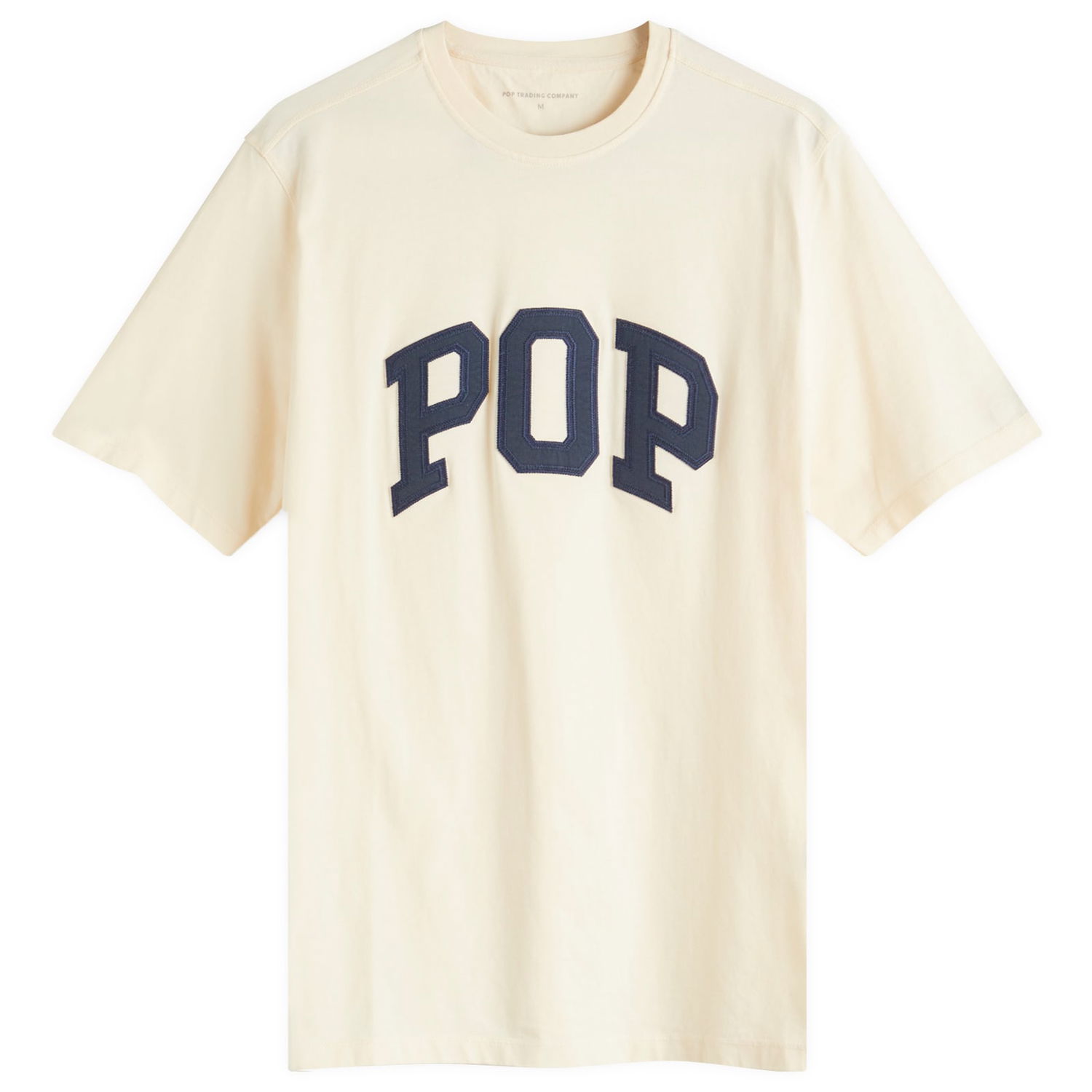 Tričko Pop Trading Company Arch Logo T-Shirt, Size Large Béžová | POPSS25-02-010, 0