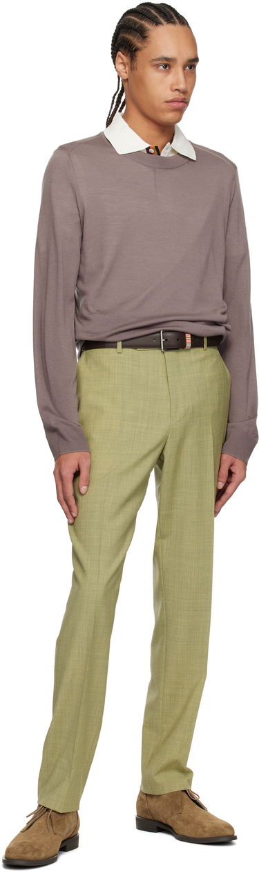 Sveter Paul Smith Paul Smith Merino Wool Sweater Hnedá | M1R-238Z-P02093-55, 4