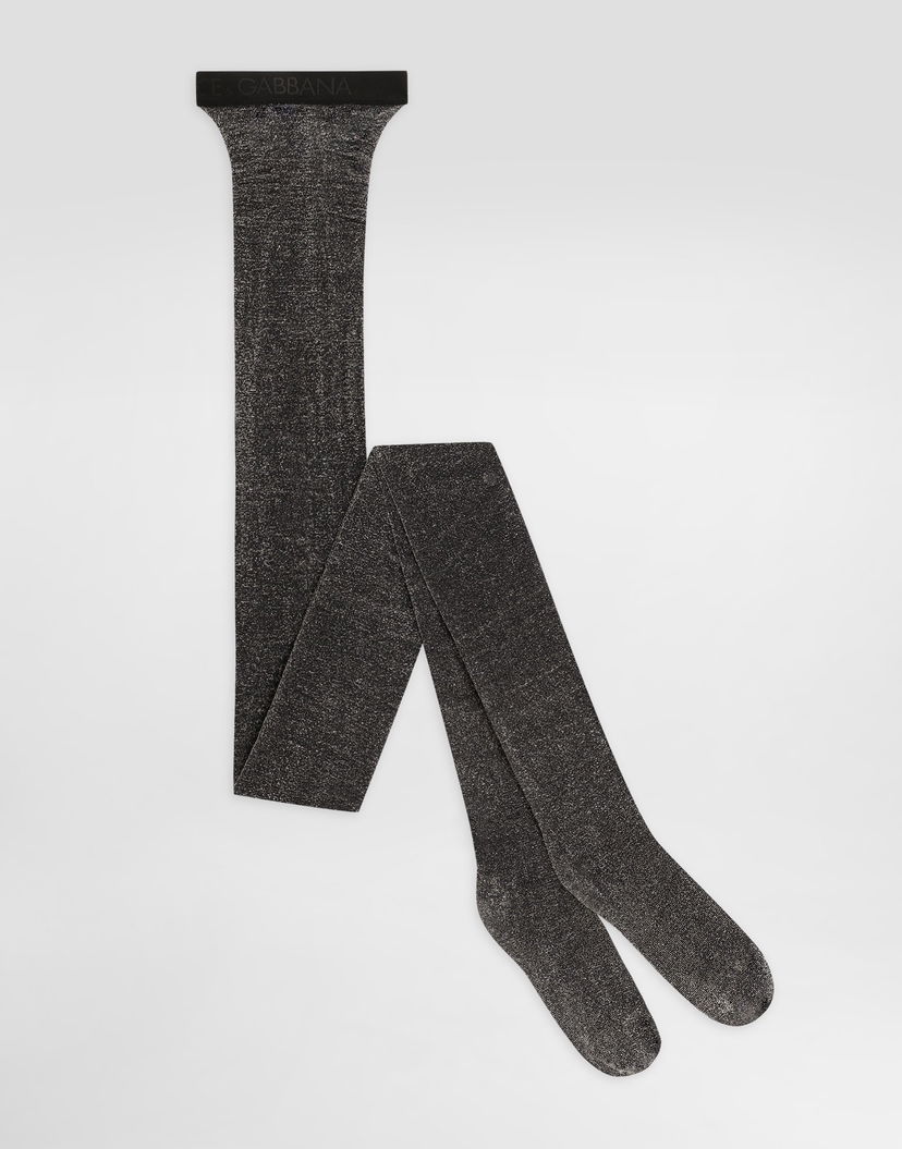 Ponožky Dolce & Gabbana Sparkling Tights Collection Metalická | O4B63TON02Z8S287