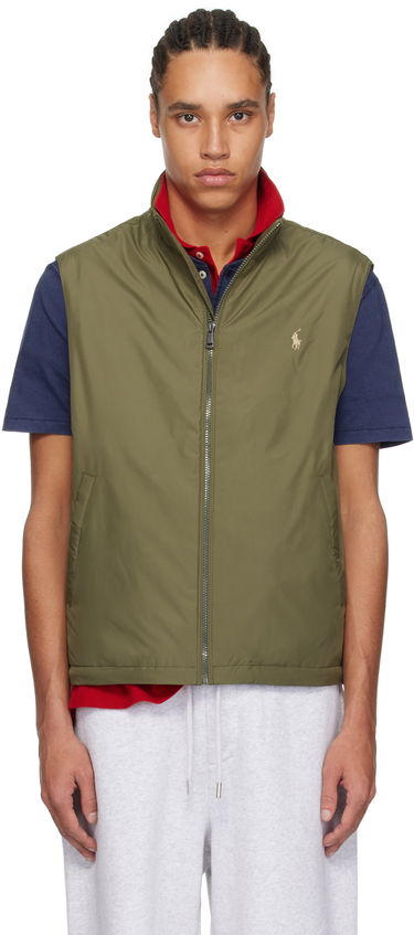 Vesta Polo by Ralph Lauren Ralph Lauren Packable Taffeta Vest Zelené | 710961832002, 0