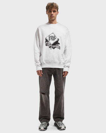 Mikina Comme des Garçons Sweatshirt Dead Stop Print Šedá | HP-T010-W25-1, 2