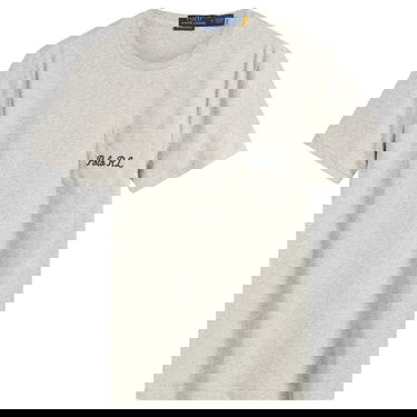 Tričko Polo by Ralph Lauren Heritage Bear Custom Slim Fit Pocket T-Shirt Šedá | 710P07348-GRY, 0