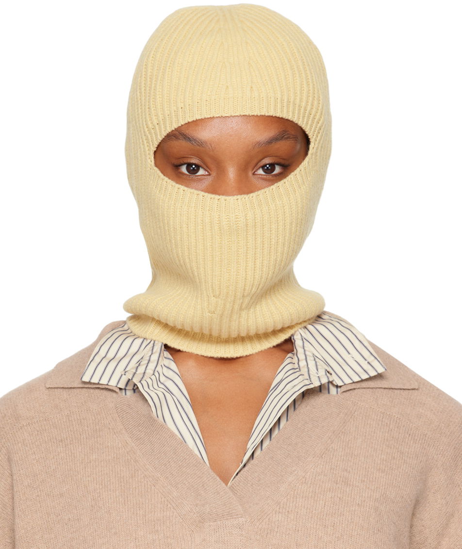 Šál Stella McCartney Ribbed Balaclava Žltá | 6K08883S2528, 0