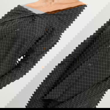 Košeľa OUR LEGACY Our Legacy Kaonashi Wide Neck Shirt, Size EUR 32 Čierna | W4252KB, 5
