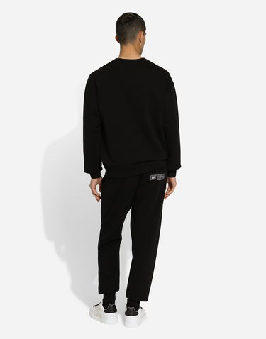 Tepláky Dolce & Gabbana Black Jersey Jogging Pants With Logo Čierna | GV2VHTG7NYDN0000, 2
