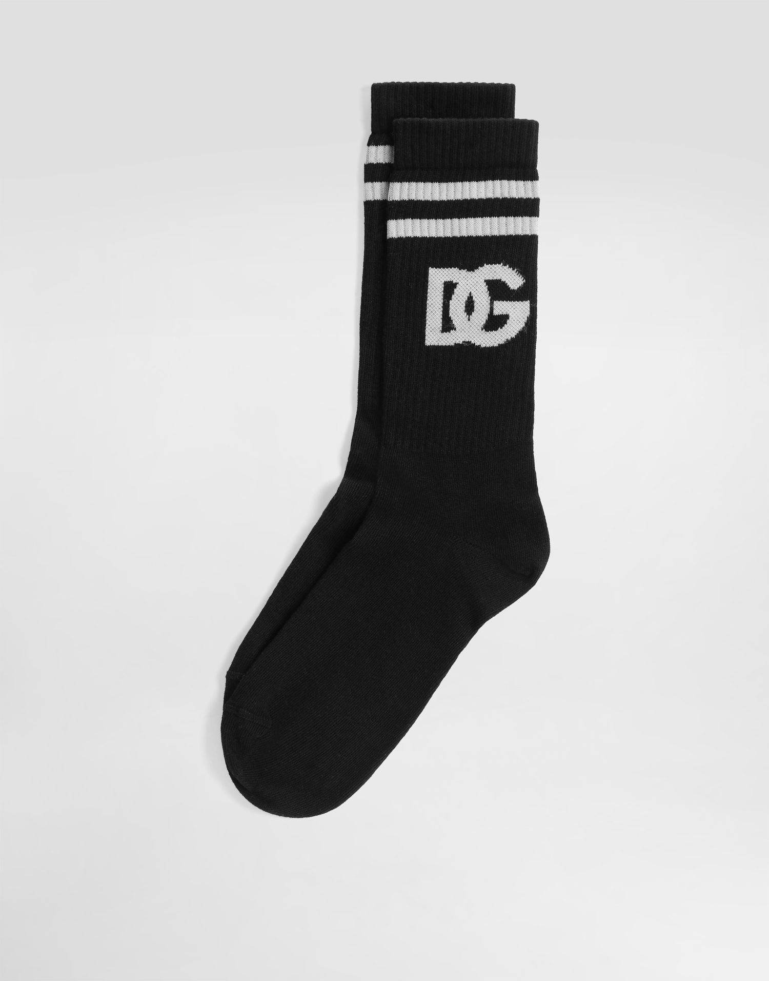 Ponožky Dolce & Gabbana Dolce & Gabbana DG Logo Socks Čierna | GXS80TJFMLAN0018, 1