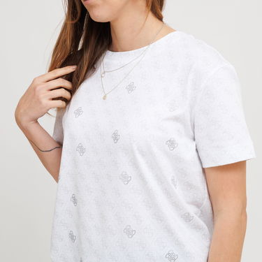Tričko GUESS Guess Chrysanta T-Shirt Biela | V5GI16I3Z14-P0JE, 2