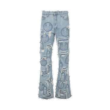 Džínsy Who Decides War Notre Dame Fusion Denim Jeans Tyrkysová | 2637 2FW220201NDFD SKY, 0