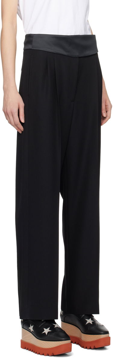 Nohavice Stella McCartney Stella McCartney Tuxedo Trousers Čierna | 6401543DU700, 1