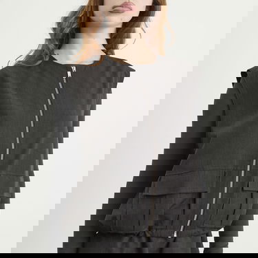 Vesta Samsoe Samsoe Sakelly Full-Zip Vest Top with Pockets Šedá | F25400072-CLR000391, 5