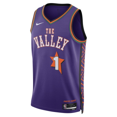 Dres Nike Dri-FIT NBA Swingman Devin Booker Phoenix Suns City Edition Basketball Jersey Fialová | FQ4356-504, 1
