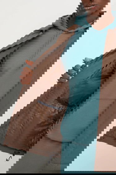 Bunda New Balance Padded Coach Jacket Hnedá | MJ43504DUO, 5