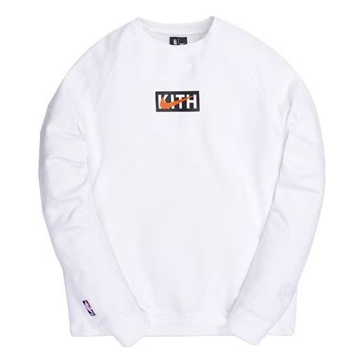 Sveter KITH KITH x Nike For New York Knicks Fleece Crewneck Biela | CZ1791-100, 0