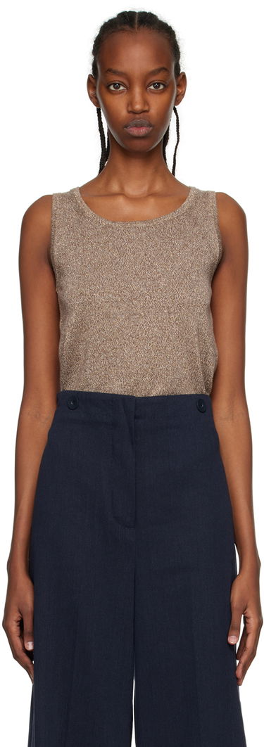 Tielko Max Mara Elica Tank Top Hnedá | 2393611232600 MM12134, 0