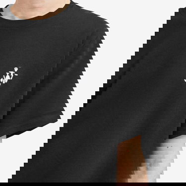 Tričko JW Anderson Anchor Embroidery Jersey T-Shirt Čierna | JT0257-PG1510-999, 5