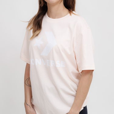 Tričko Converse Standard Fit Center Front Large Logo Star Chev Short Sleeve T-Shirt Ružová | 10025458-A38, 2