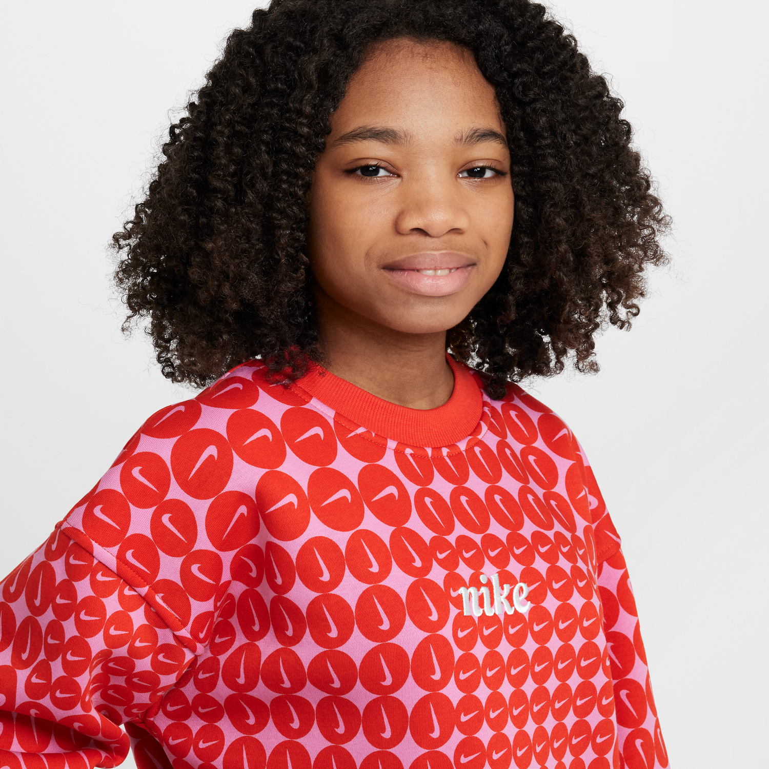 Sveter Nike Sportswear Club Fleece Crewneck Sweatshirt Ružová | HF8209-633, 1