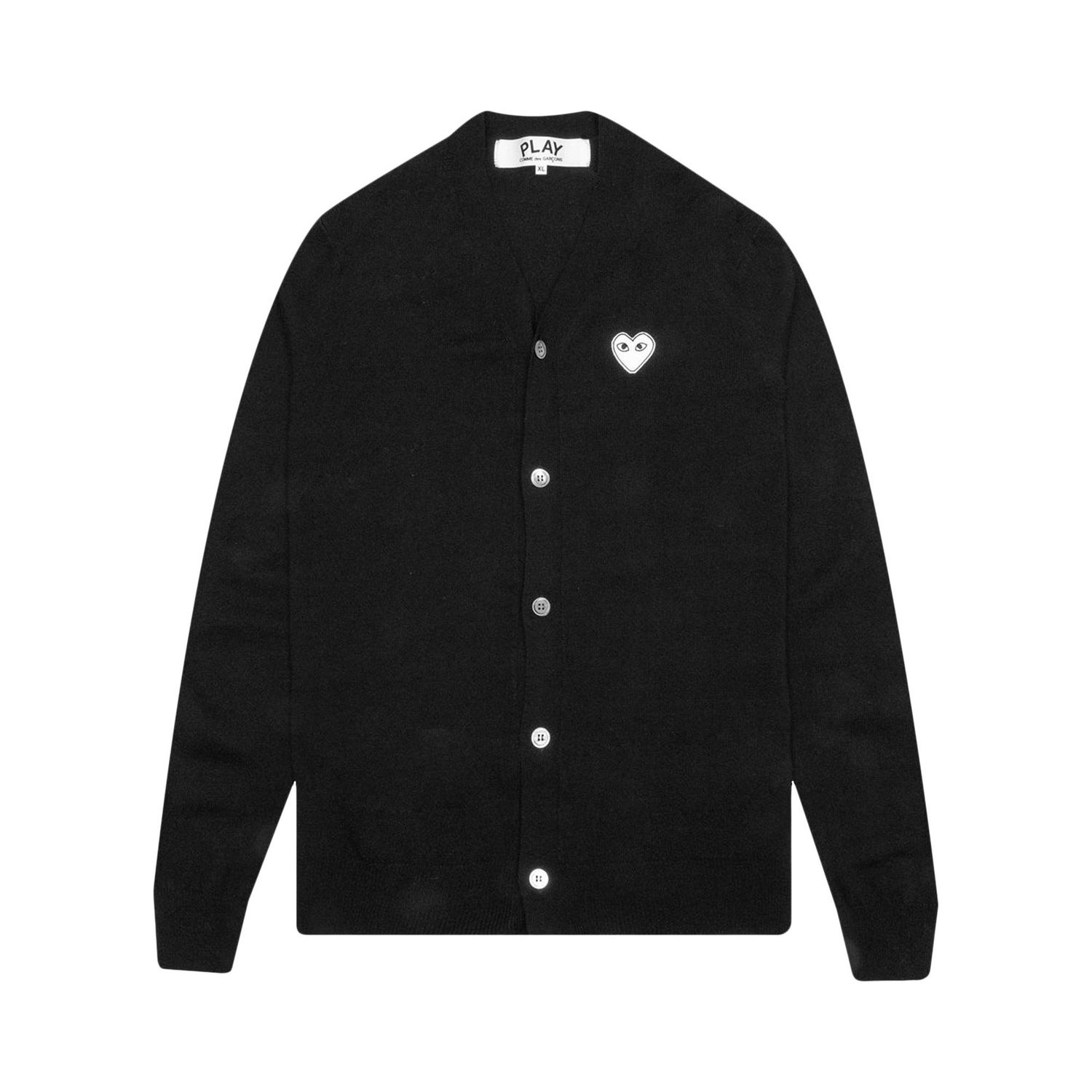 Sveter Comme des Garçons PLAY V-Neck Cardigan Čierna | AZ N062 051 1, 1