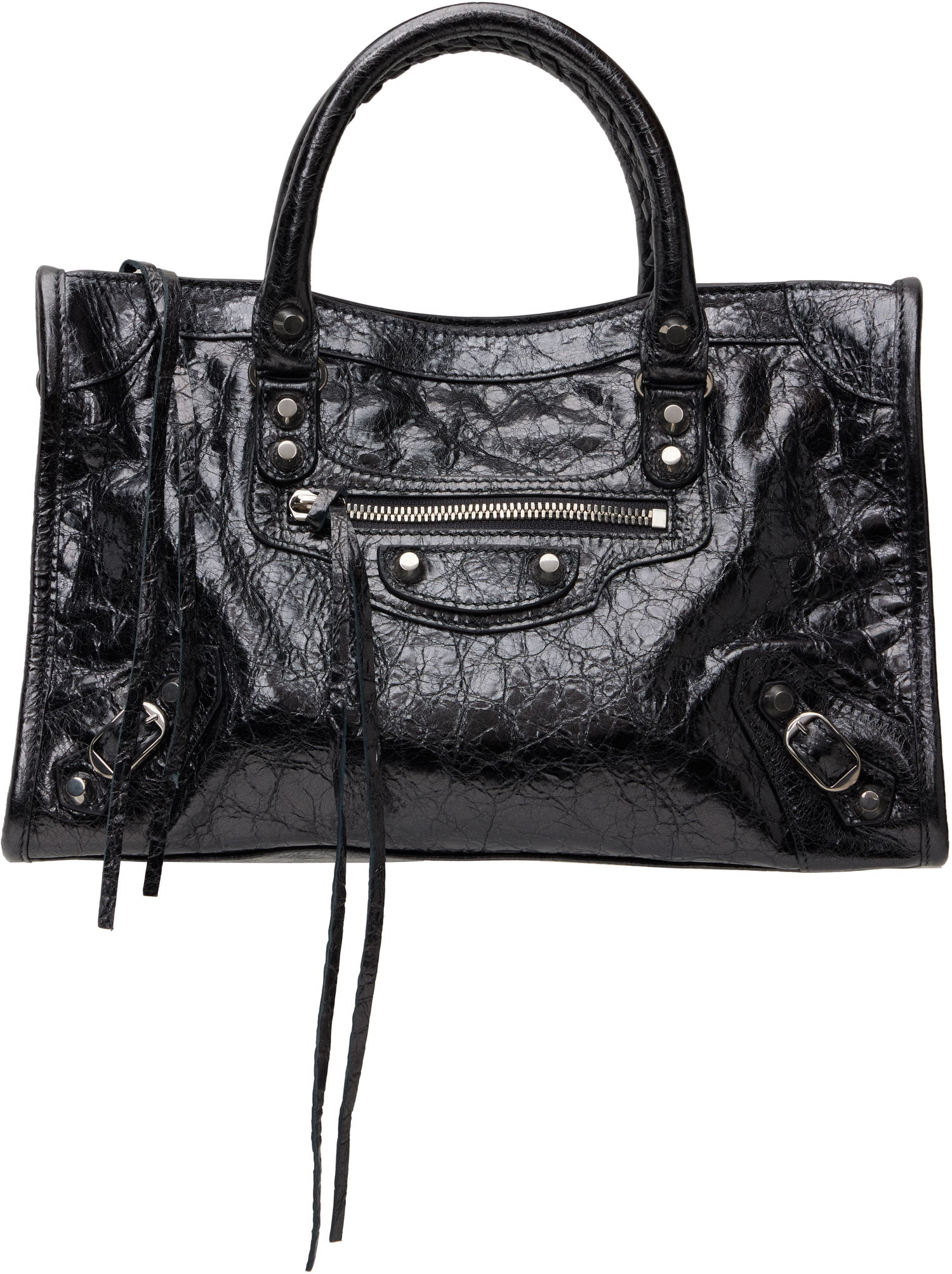 Tote bag Balenciaga 'Le City' Small Leather Bag Čierna | 811442 2AA9R, 0
