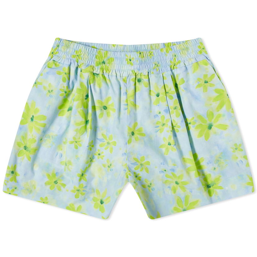 Šortky Marni Printed Shorts "Aquamarine" Tyrkysová | PAMA0387S0-PAB24