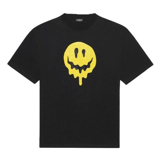 Tričko Balenciaga Drip Peace Large Fit T-Shirt Čierna | 641675TKVA11012