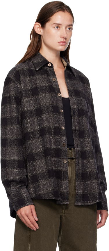 Košeľa OUR LEGACY OUR LEGACY Checked Button-Down Shirt Šedá | M4252AO, 4