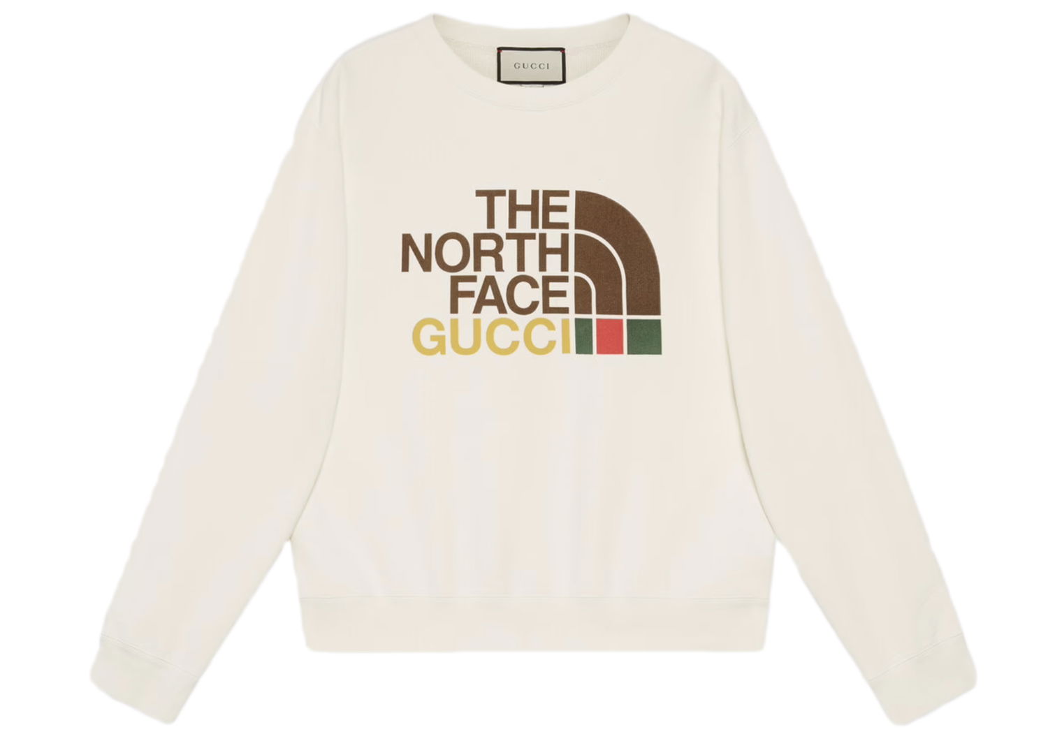 Sveter Gucci The North Face x Cotton Crewneck Biela | 626990 XJDCM 9756, 0