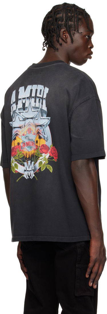 Tričko AMIRI Championship Graphic Print Cotton T-Shirt Čierna | AMJYTE1139, 2